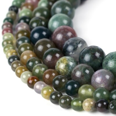 20Pcs Natural Indian Agate Beads 12mm Barrel Shape - Large Hole Loose Gemstone Beads For DIY Jewelry - View #3