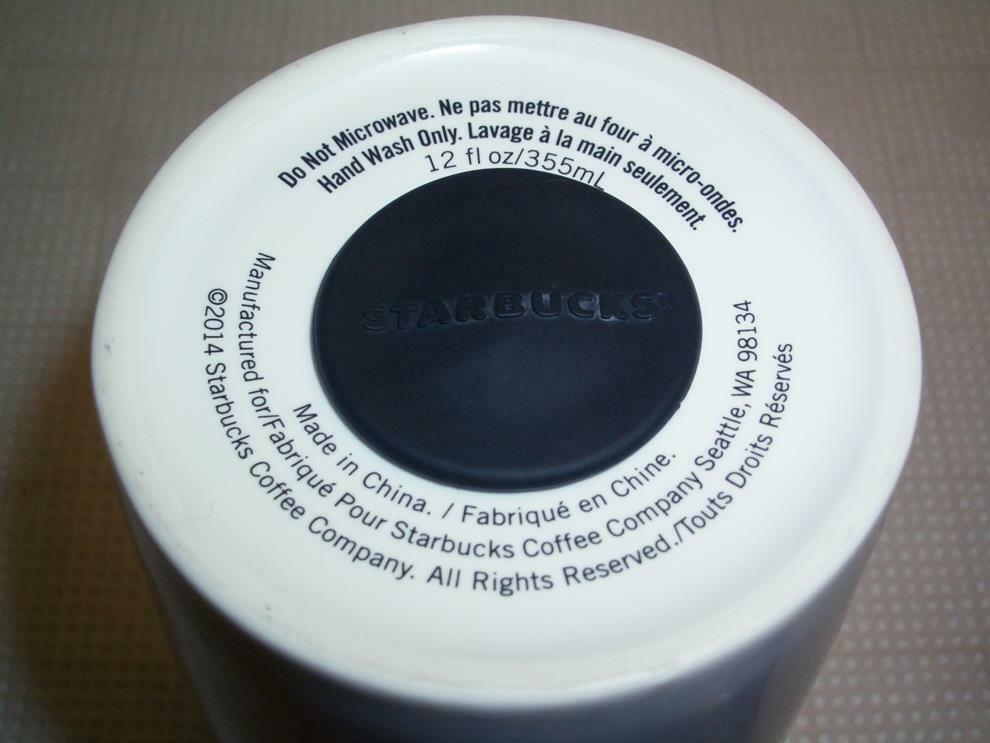 2014 Starbucks Ceramic Travel Mug with Lid 12oz. eBay