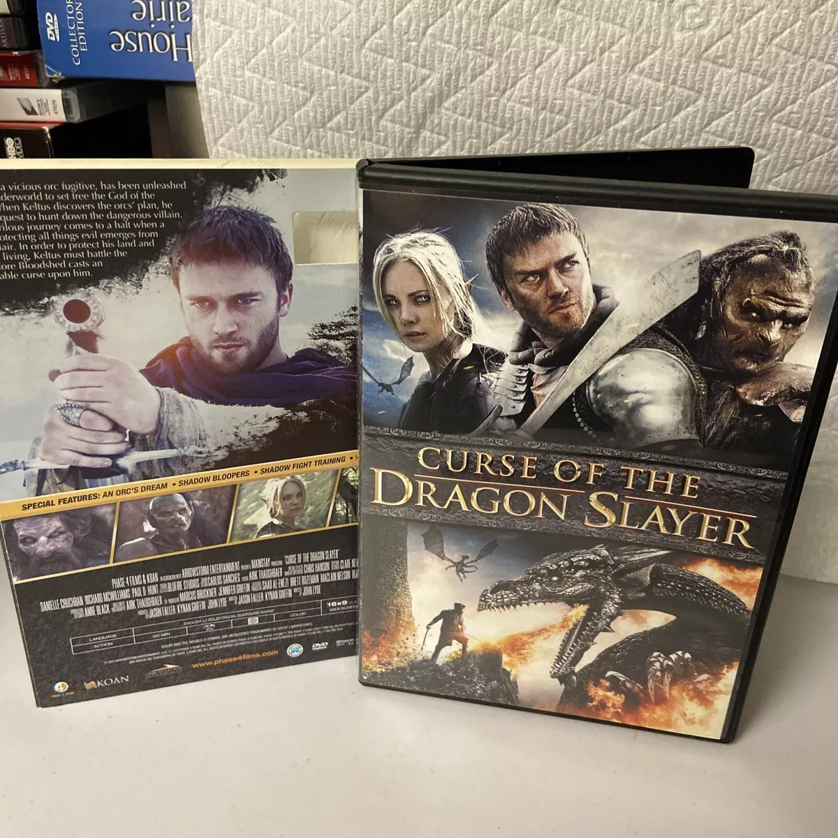 Curse of the Dragon Slayer (DVD, 2014) Danielle C. Ryan, Richard McWilliams  (Y) 625828630200