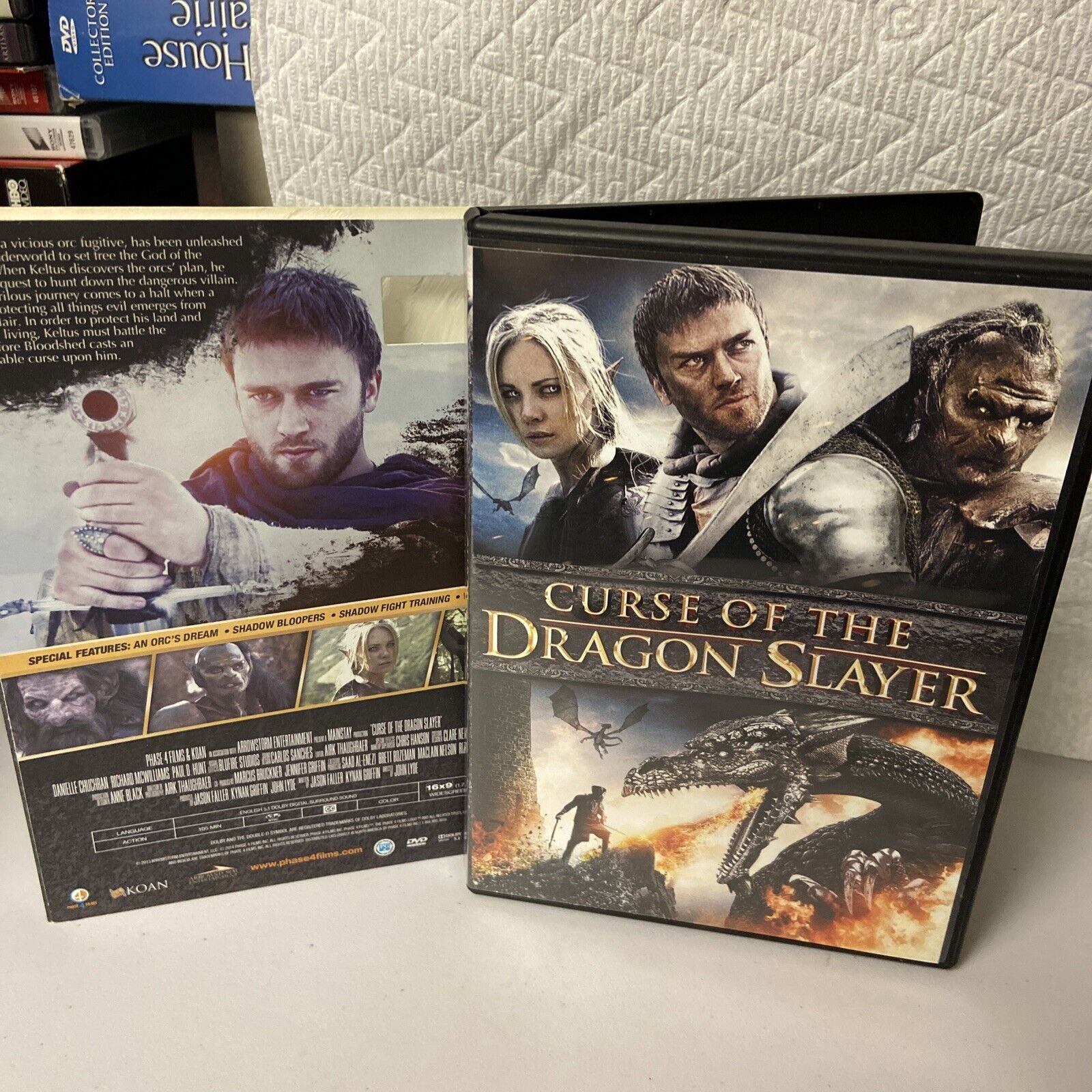 Curse of the Dragon Slayer (DVD, 2014) Danielle C. Ryan, Richard McWilliams  (Y) 625828630200