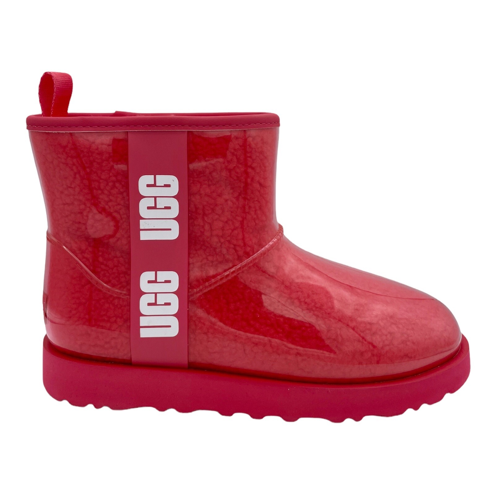 Ugg Women's Classic Clear Mini Boot Hibiscus Pink 10