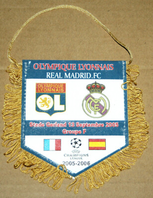 Fanion Vintage OL Olympique Lyonnais - Foot Football - Avant 2000
