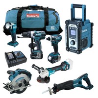 Makita Lxt 18V 11Tlg. Akku Werkzeug + DGA511 Z Akku Winkelschleifer Neu