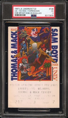 KOBE BRYANT MOST FAMOUS DUNK ON BEN WALLACE ROOKIE YEAR 1997