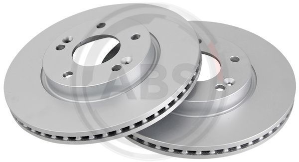 2X A.B.S. 18302 Bremsscheibe Vorne FüR Hyundai KIA-image
