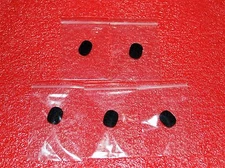 5 PCS Mini Black Foam Covers Windscreen Windshield for Headset Lapel Microphones
