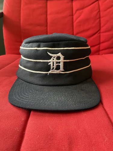 VINTAGE Detroit Tigers Pillbox MLB Blue 