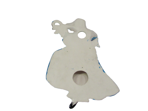 Vintage Cerámica Arte Pared Placa Little Bo Peep Azul Vestido 12"x9" 1958 Fecha en ba - Imagen 6 de 6