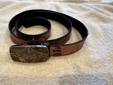 AMAZING WOMEN'S LIMITED EDITION PRADA ADJUSTABLE BUCKLE SKINS BELT