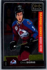 16-17 O-PEE-CHEE PLATINUM ROOKIE - CHRIS BIGRAS RC #157 COLORADO AVALANCHE