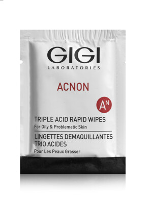 Gigi Acnon Triple Acid Rapid Wipes 30 Stück