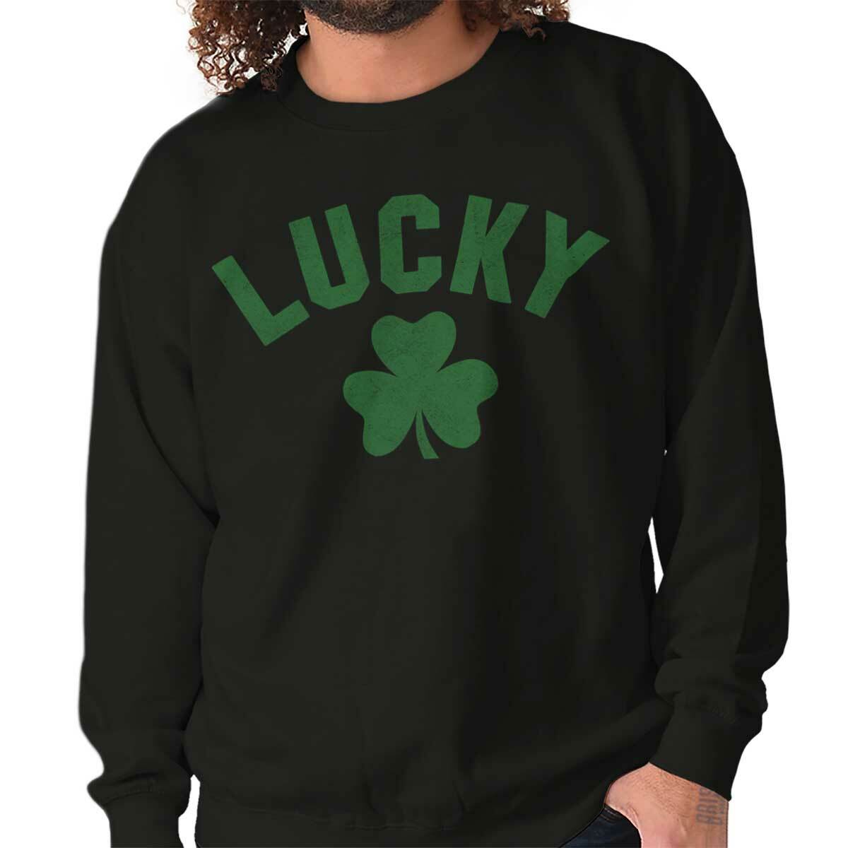 Lucky Shamrock Funny St Patricks Patty's Day Womens or Mens