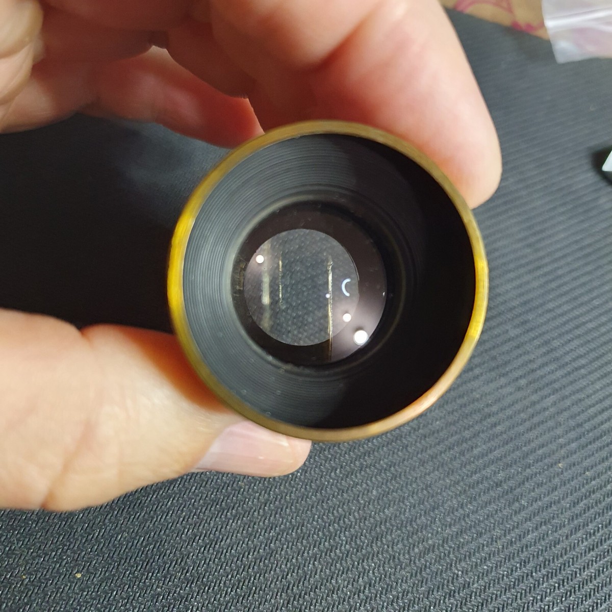 OBJECTIF LAITON ANTIQUE Taylor Hobson 330 mm F4,5 Cooke Portrait Series II mise au point douce