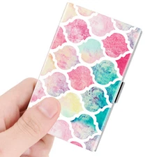 Business Card Holder Slim Name Card Case Organizer For Men & Women