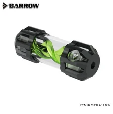 Barrow T-VIRUS Aluminum + Acrylic Double Helix Reservoir 155mm CMYKL-155 Green