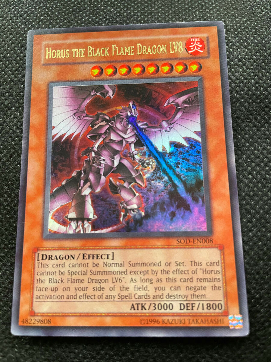 Yu-Gi-Oh! - Horus The Black Flame Dragon LV8 (EEN-ENSE1) - Elemental Energy  - Limited Edition - Secret Rare