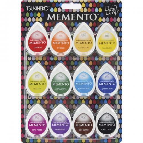 Imagine Memento Dew Drop Dye Ink Pads 12/Pkg-Gum Drops