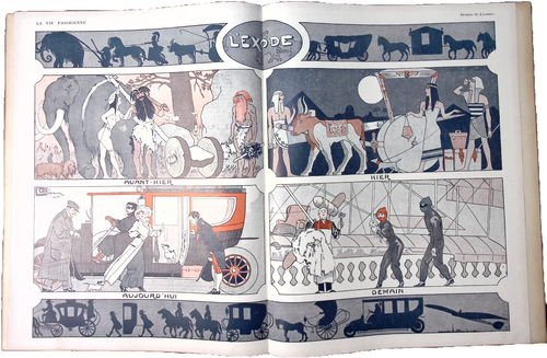 La Vie Parisienne Magazine 30 Jul 1910 Marrous Ship Lutece Arrives in Trouville - Picture 3 of 4