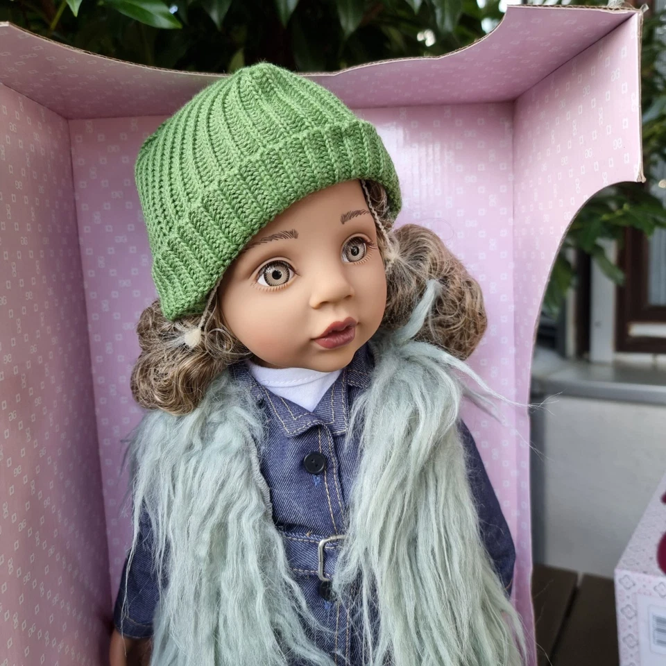 Götz Puppe Lea 50 cm 2023 Happy Kidz Künstlerpuppe Sammlerpuppe OVP neu, Doll - Bild 4 von 4