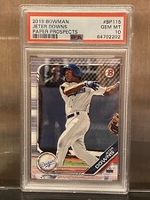 PSA 10 2019 Bowman #BP115 Rookie JETER DOWNS {Flawless NEW Slab🍒} Red Sox