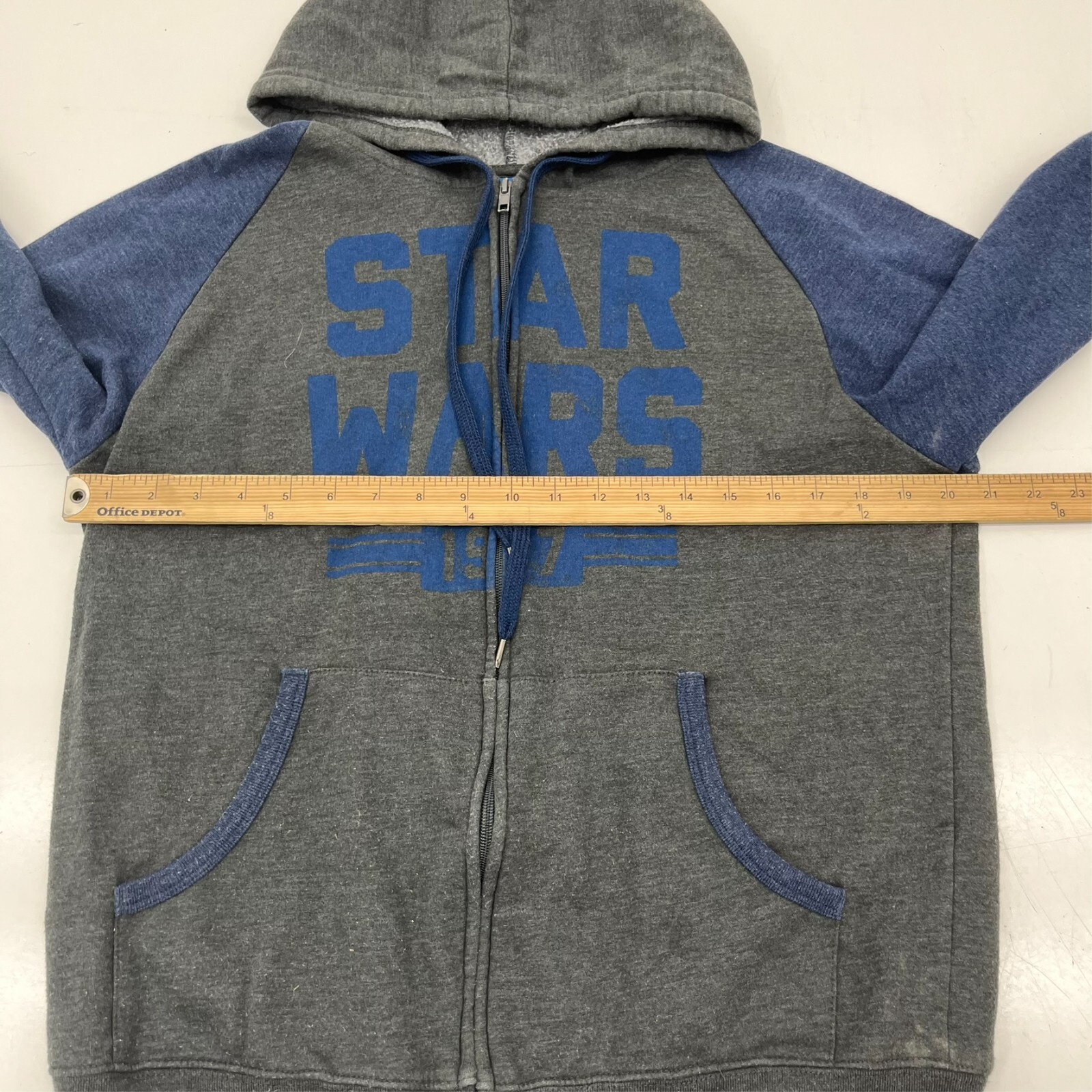 Star Wars Gray & Blue Full-Zip Basic Jacket Women… - image 4