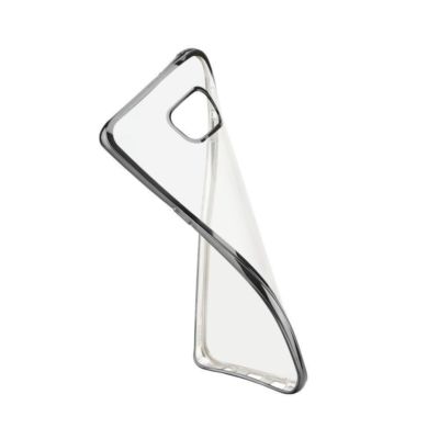 ^ BUMPER CLEAR Transparent Hülle Silikon Tasche Grau Motorola Moto E4 Plus