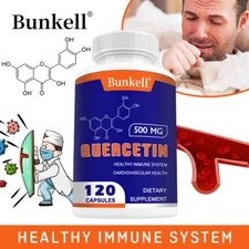 Quercetin Dihydrate Capsules Support Healthy Immune System Cardiovascular Health