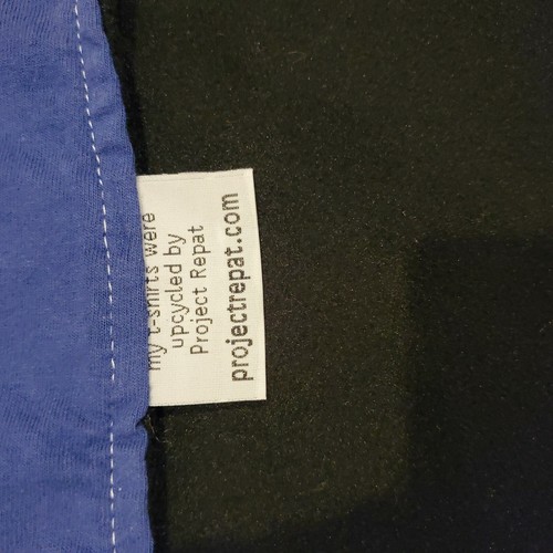 Projectrepat RARE Car Mancave Tshirt Patchwork Quilt Blanket Large Throw EUC - Picture 3 of 10