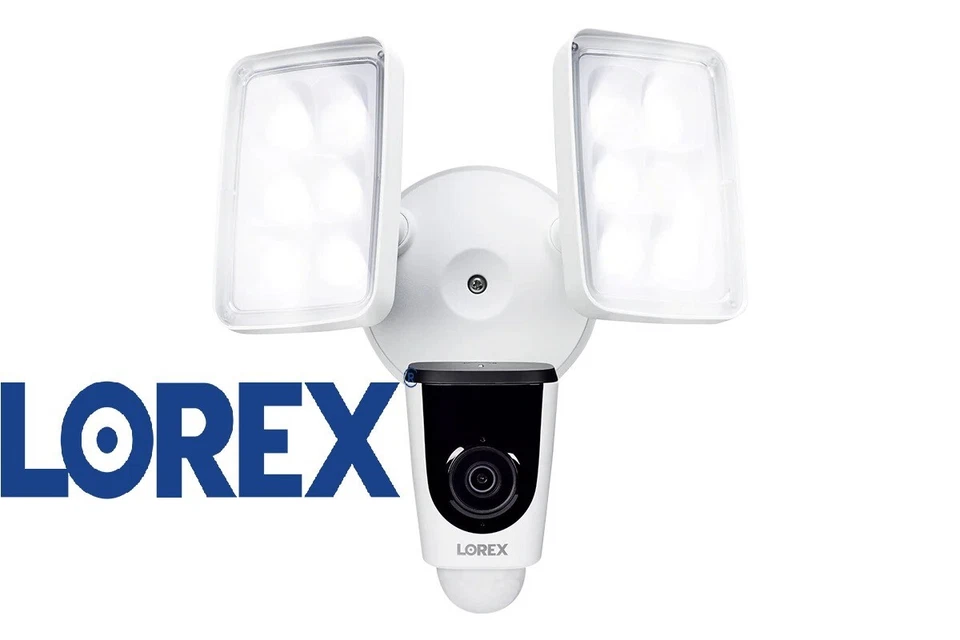 Lorex 2MP 1080p 2-Way Audio Indoor/Outdoor Wi-Fi Floodlight Camera V261LCD-E 32G - Image 2 of 4