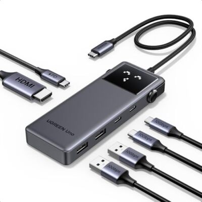 UGREEN Uno 6 in 1 USB3.0 Hub 4K 60Hz USB-C USB-A 35998