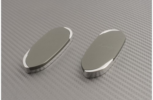 Obturadores Retrovisore Titanio-Alu 43mm SUZUKI GSF 650 S / 1250S BANDIT 06-2014 - Picture 1 of 5