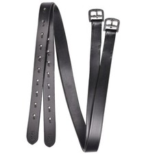 Steigb&uuml;gelriemen Waldhausen STAR Leder schwarz  L&auml;ngen 130cm - 140cm -150 cm