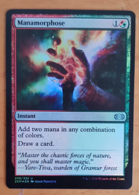 Manamorphose FOIL 208/332 - Magic: The Gathering - Double Masters MTG - ENG - NM