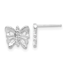 Sterling Silver Butterfly Mini Earrings