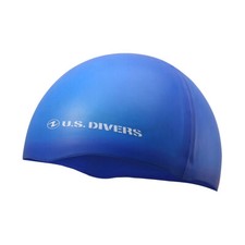 U.S. Divers Silicone Swim Cap for Kids, Chlorine Resistant, Excellent Seal, Blue