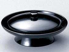 Echizen Lacquerware Tenmoku Tea Stand Black/Lacquerware Buddhist Utensils