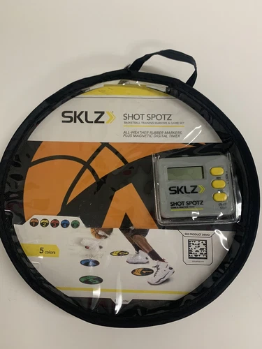 SKLZ Shot Spotz Game Set Basketball Training Markers & Digital Timer New Unopen