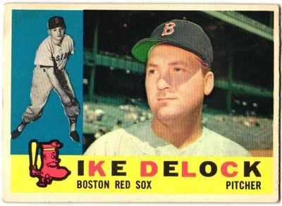 1960 Topps - Ike Delock #336 (A) Corner crease