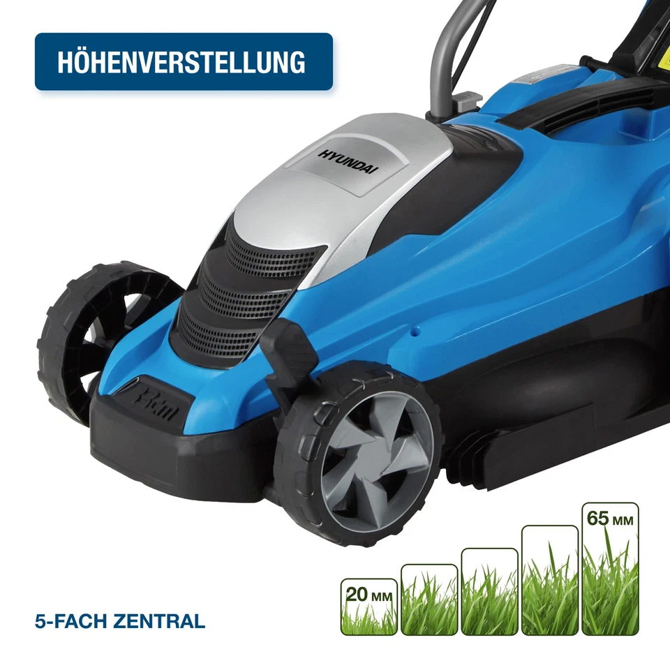 Elektromäher Mulcher Mäher Elektro-Rasenmäher Mulchfunktion HYUNDAI LM3301E  - Bild 4 von 4