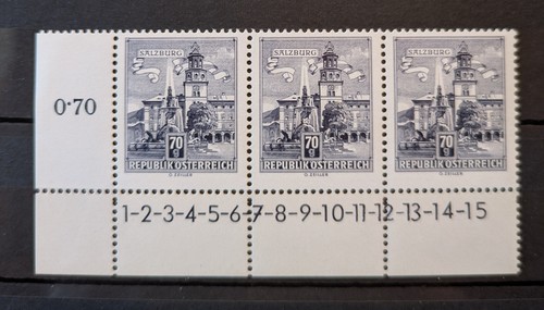 Symbolzahl auf " Bauten " 70 Groschen , postfrisch (MNH)