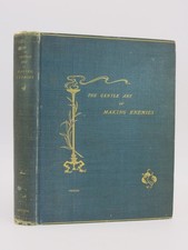 THE GENTLE ART OF MAKING ENEMIES by James MacNeil Whistler 1890 First Edition
