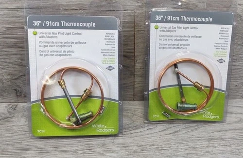 Emerson -White Rodgers Universal Thermocouple, Adapter Fitting, 36-In. TC36 NEW