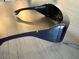Sega Master System 3D Glasses + 3-D Adapter - Complete - Untested - SegaScope