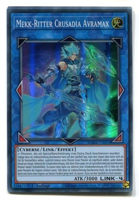 Yu-Gi-Oh! Mekk Ritter Crusadia Avramax Super Rare MAZE-DE054