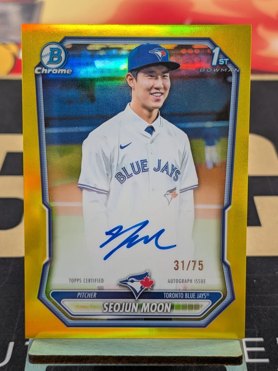 Bowman Baseball Toronto Blue Jays Sports Autographed Trading Cards