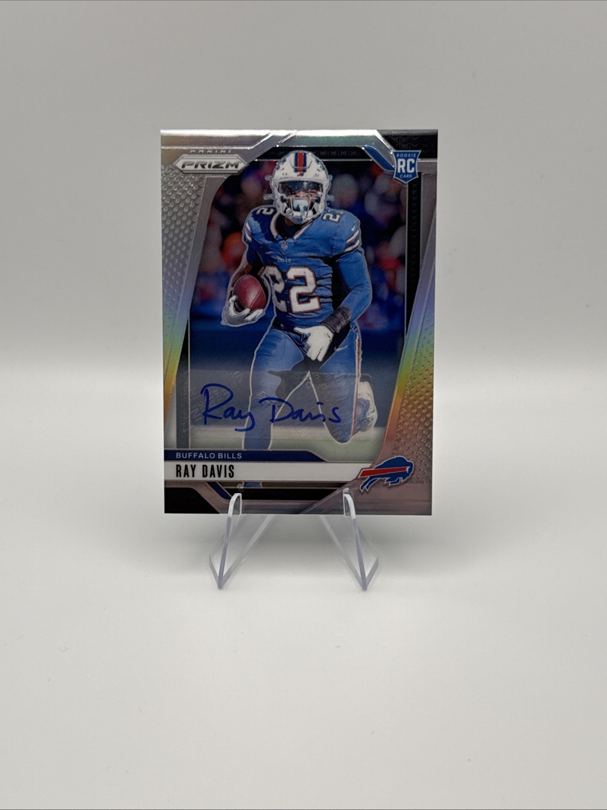 2024 Panini Prizm - Rookies Ray Davis #382 Silver Prizm Autographs (AU, RC)