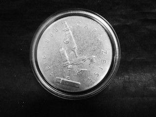 Silbermünze DDR 20 MARK 1988 "Carl Zeiss" VZ WY9473