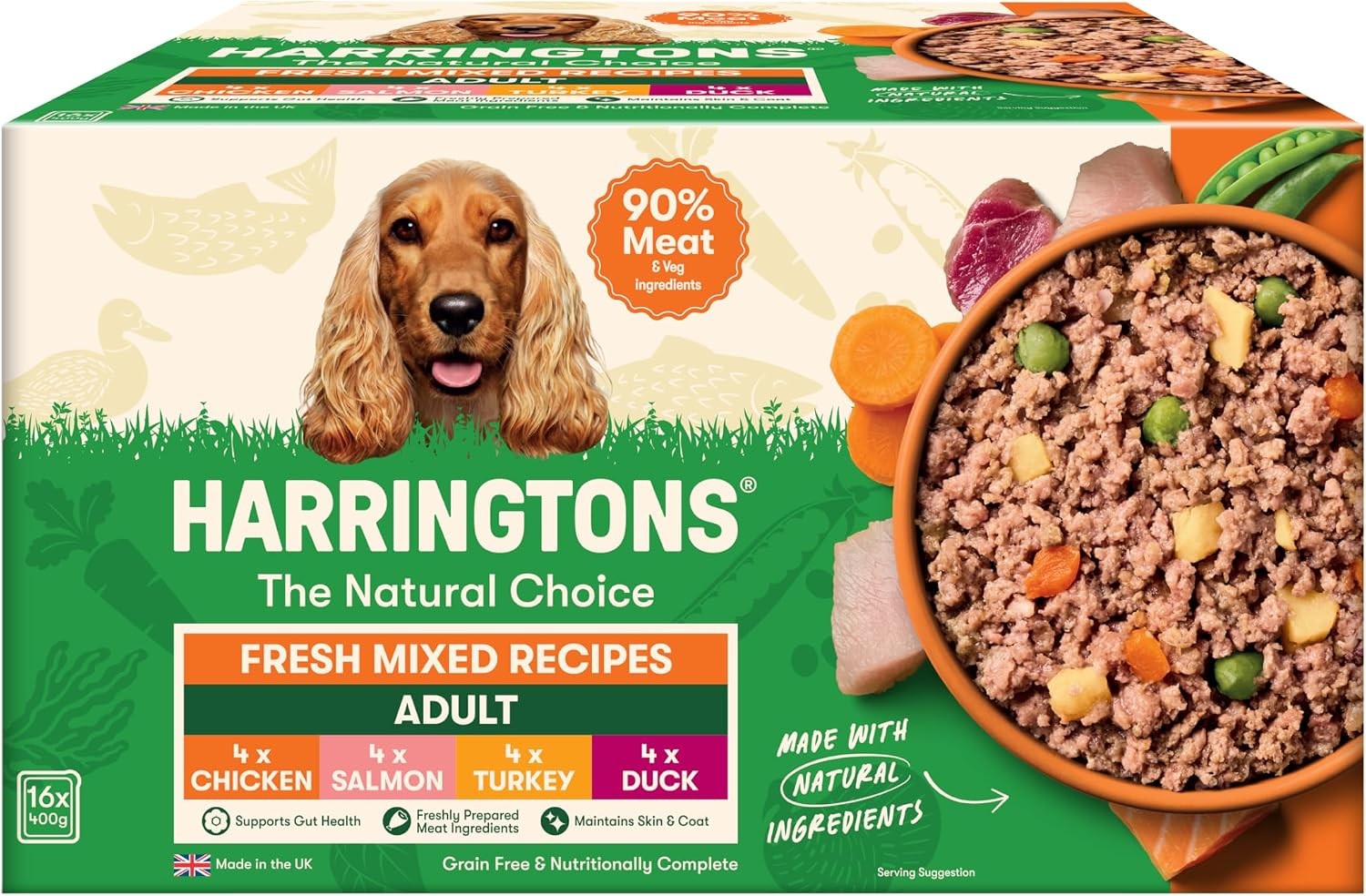 Harringtons Wet Dog Food 400G Bumper Pack [Dcse 16] - 261193 - Image 3