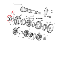 Lager Getriebe Fiat Panda - Palio - Lancia Ypsilon Original 46444772