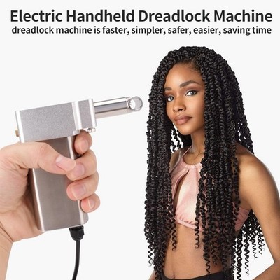 Dreadlock Machine, Portable Handheld Automatic Instant Loc Machine
